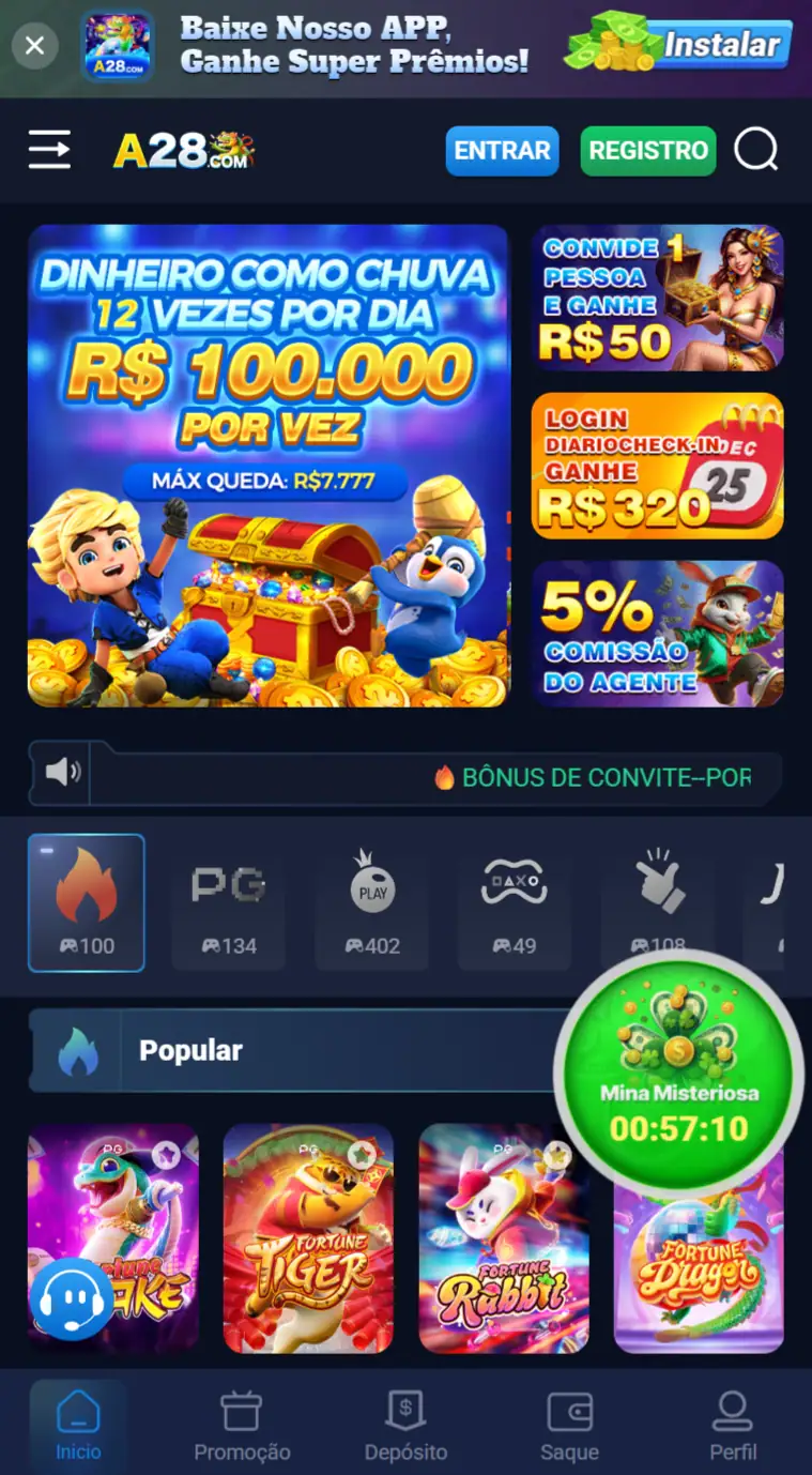 a28 Opção segura slots online com saque via PIX Ganhe Giros